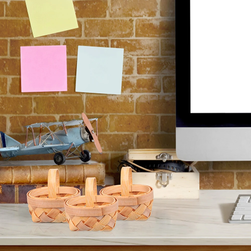 5pcs Mini Baskets H woven Tiny Straw for Decor Storage Kids Shopping Basket Home Basket Small Office Fruit Vegetable
5pcs Mini Baskets H woven Tiny Straw for Decor Storage Kids Shopping Basket Home Basket Small Office Fruit Vegetable