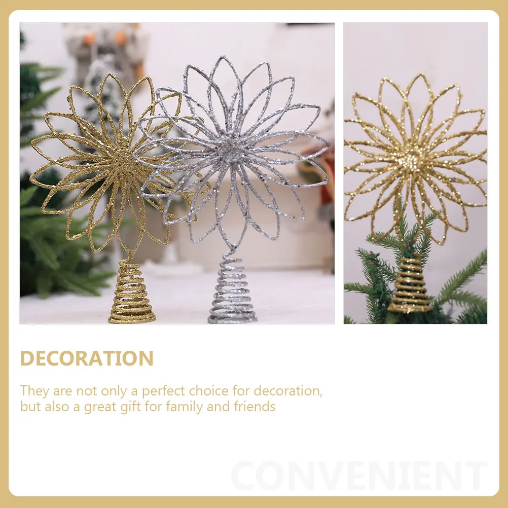 Christmas Tree Topper Star Decoration Multi-layer Hollow Wrought Iron Reusable Ornaments Xmas Tree Decorations Festive Supplies
Christmas Tree Topper Star Decoration Multi-layer Hollow Wrought Iron Reusable Ornaments Xmas Tree Decorations Festive Supplies