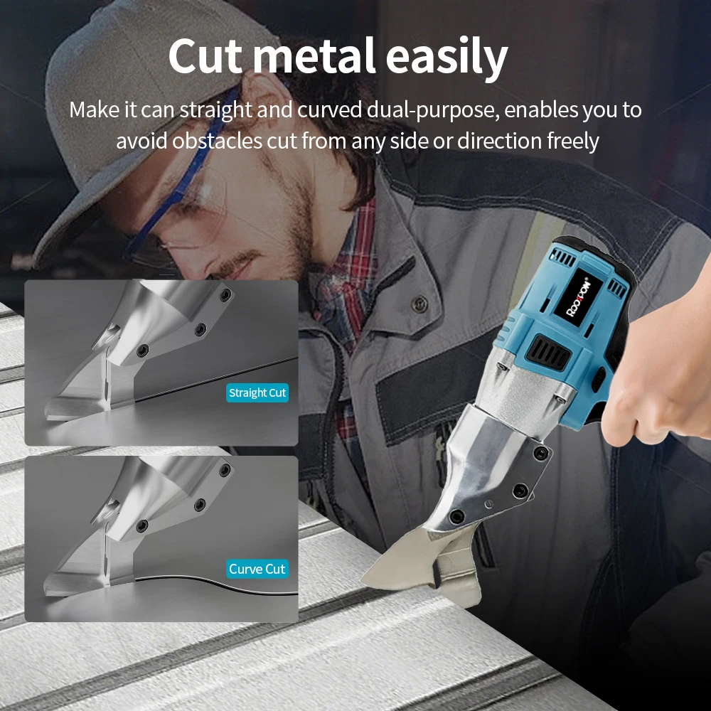 Electric Iron Scissors Portable Rechargeable Electric Cutting Tool Metal Wood Sheet Shear Cutter Scissors for Makita 18V Battery 
Electric Iron Scissors Portable Rechargeable Electric Cutting Tool Metal Wood Sheet Shear Cutter Scissors for Makita 18V Battery