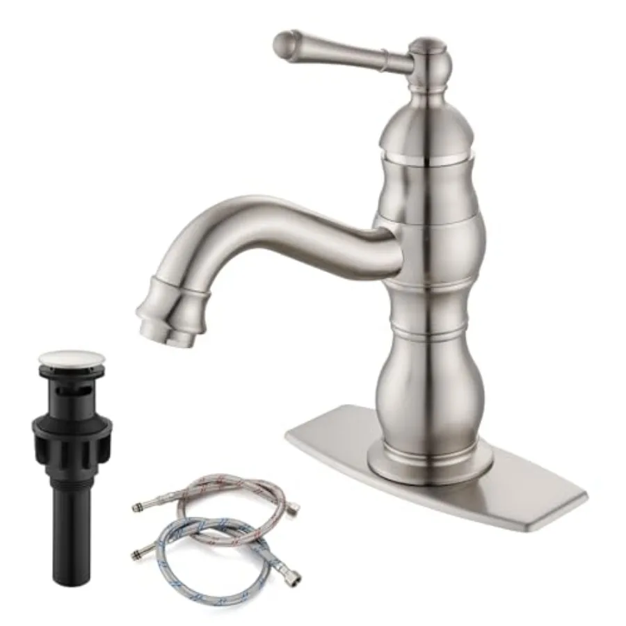 Bathroom Sk Faucet 1 Hole Sgle Handle Lavatory Vanity Faucet 360° Swivel Bas Mixer Tap Matchg Pop Up Dra with Overflow
Bathroom Sk Faucet 1 Hole Sgle Handle Lavatory Vanity Faucet 360° Swivel Bas Mixer Tap Matchg Pop Up Dra with Overflow