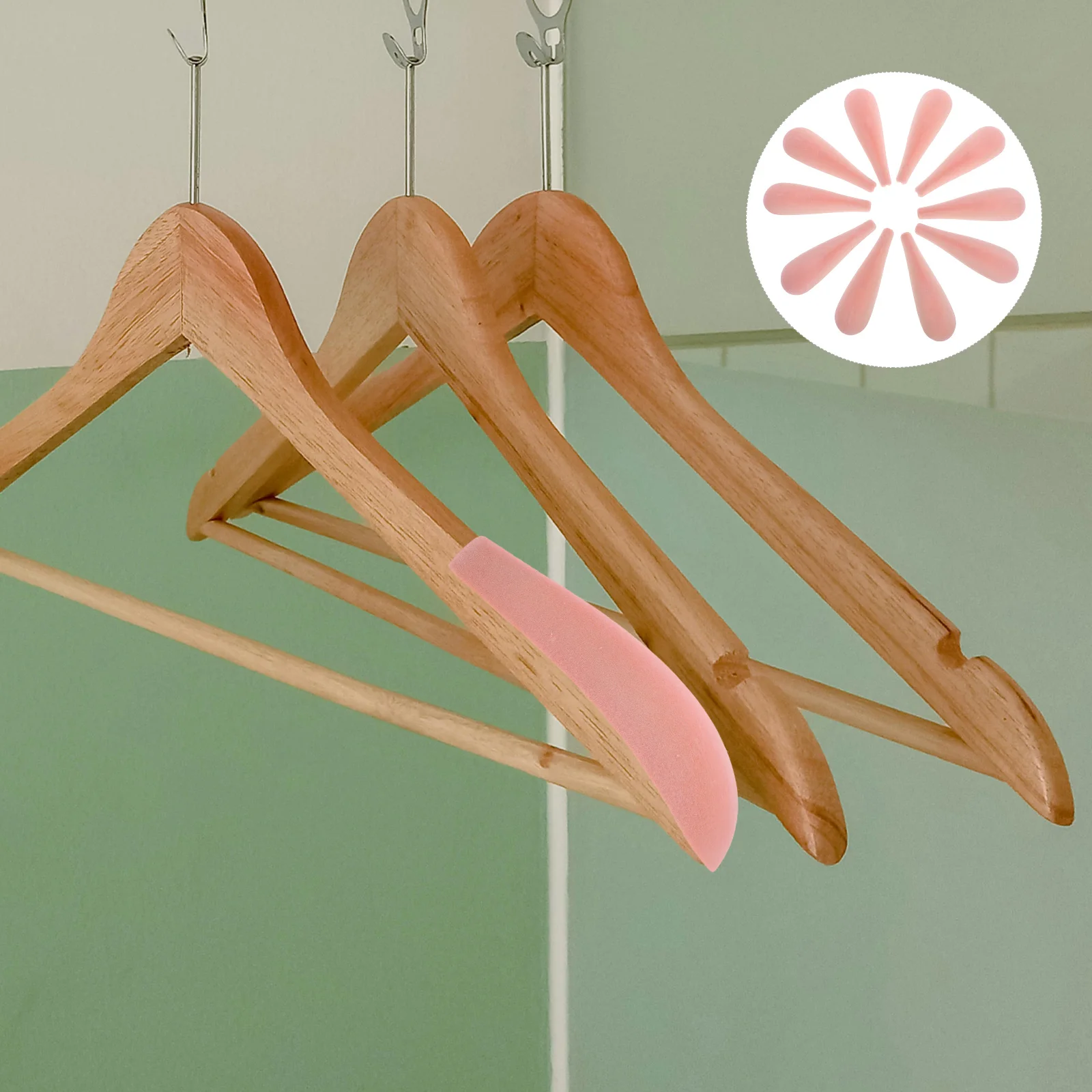 10 Pcs Hanger Shoulder Rest Flocking Protectors Forms Pads Coats Jackets Shaper 
10 Pcs Hanger Shoulder Rest Flocking Protectors Forms Pads Coats Jackets Shaper