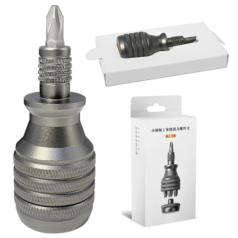Мини-отвертка 7 в 1, титановая отвертка 1/4 дюйма, Магнитная отвертка Phillips Torx, набор наконечников для отвертки, инструменты для домашнего ремонта
Мини-отвертка 7 в 1, титановая отвертка 1/4 дюйма, Магнитная отвертка Phillips Torx, набор наконечников для отвертки, инструменты для домашнего ремонта