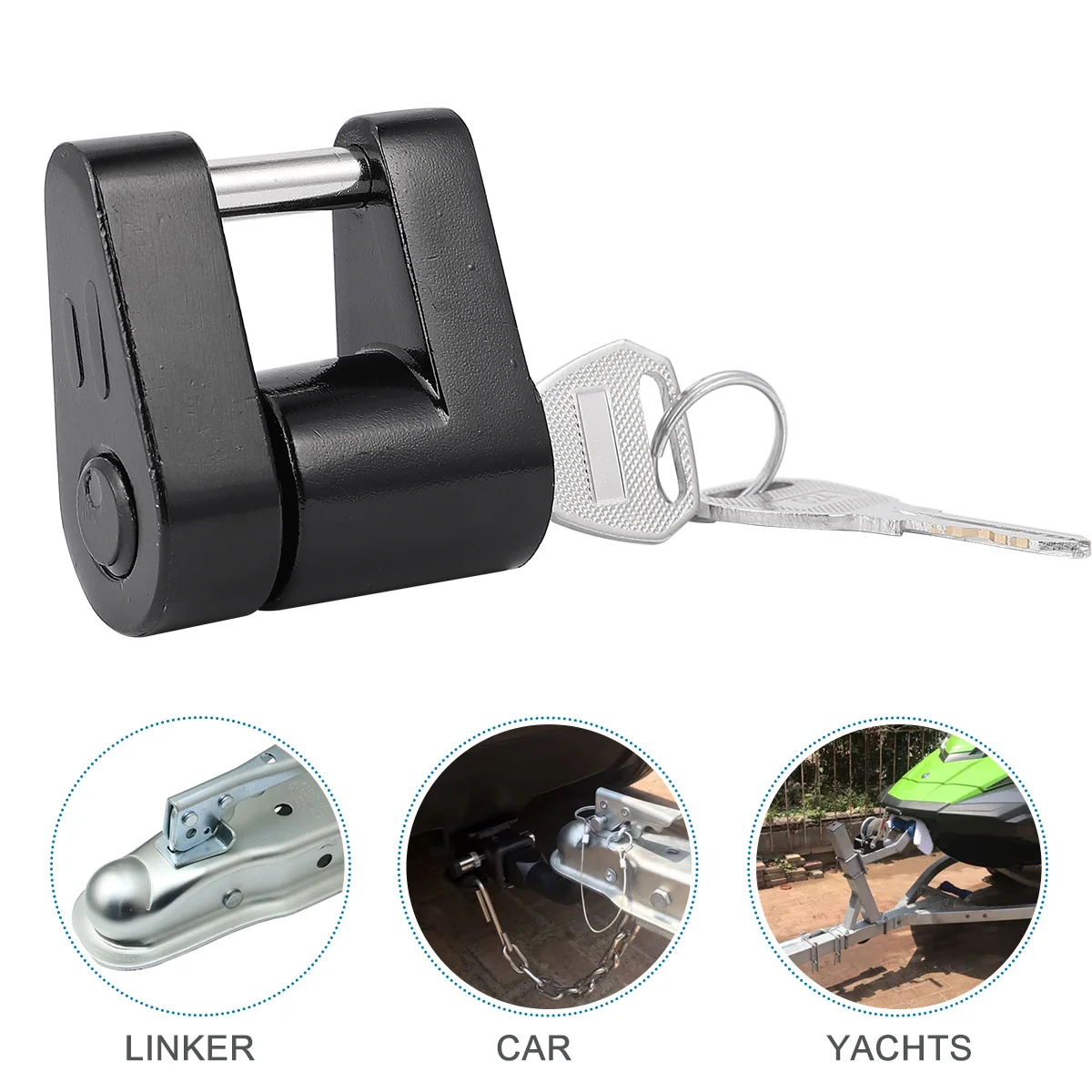 Alloy Small Trailer Lock Anti-theft Trailer Hitch Lock Coupler Lock for tongue locks trailer locks
Alloy Small Trailer Lock Anti-theft Trailer Hitch Lock Coupler Lock for tongue locks trailer locks