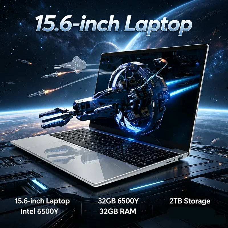 15.6" FHD IPS Notebook, 120Hz Screen, Intel 6500Y, 32GB RAM, 2TB SSD, Backlit Keyboard & Durable Battery for Daily Office Work
15.6" FHD IPS Notebook, 120Hz Screen, Intel 6500Y, 32GB RAM, 2TB SSD, Backlit Keyboard & Durable Battery for Daily Office Work