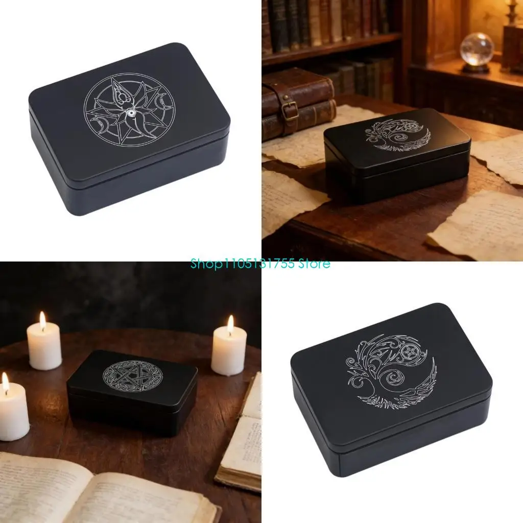 K0EF Rectangle Metal Cards Box Playings Tarots Container Jewelry Storage Case Packing Game Empty Card Storage Box
K0EF Rectangle Metal Cards Box Playings Tarots Container Jewelry Storage Case Packing Game Empty Card Storage Box