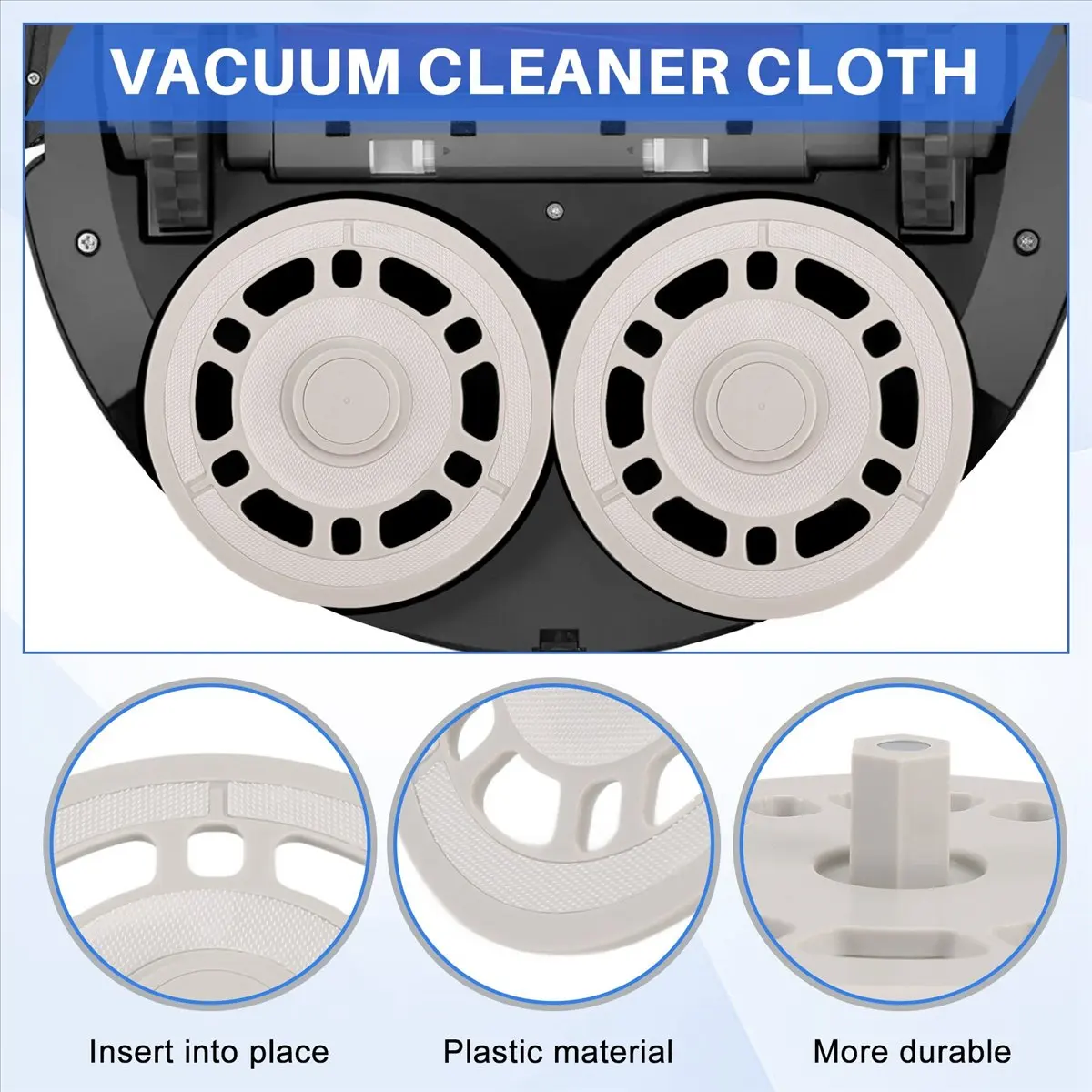 (A25M) Mop Cloth Holder for Ecovacs Deebot X5 Pro Automatic Suction Robot Vacuum Cleaner Replaceable Spare Parts Mop Pad Stand
(A25M) Mop Cloth Holder for Ecovacs Deebot X5 Pro Automatic Suction Robot Vacuum Cleaner Replaceable Spare Parts Mop Pad Stand