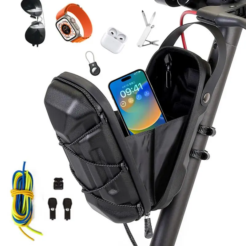 Waterproof Scooter Storage Bag Quick Release Electric Scooter Hard Shell Bag Quick-Release Rack Design Scooter Front Handlebar
Waterproof Scooter Storage Bag Quick Release Electric Scooter Hard Shell Bag Quick-Release Rack Design Scooter Front Handlebar