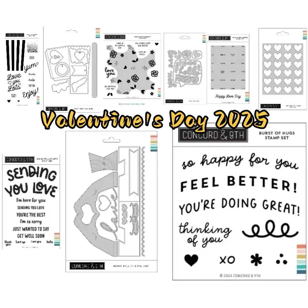 Valentine's Day 2025 Cutting Dies Stamps Stencil Scrapbook Diary Decoration Embossing Template Diy Greeting Card Handmade
Valentine's Day 2025 Cutting Dies Stamps Stencil Scrapbook Diary Decoration Embossing Template Diy Greeting Card Handmade
