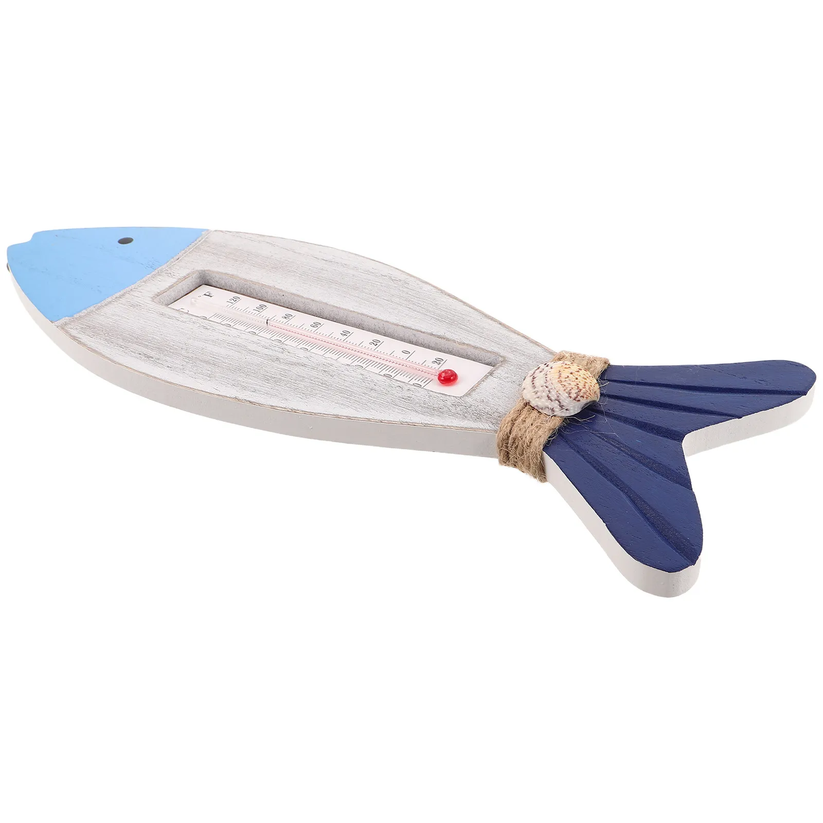 Dual Scale Indoor Wall Thermometer Nautical Fish Style Wooden Decorative Thermometer for Entryway Living Room Coastal Wall Decor
Dual Scale Indoor Wall Thermometer Nautical Fish Style Wooden Decorative Thermometer for Entryway Living Room Coastal Wall Decor
