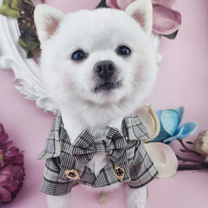 Luxurious Male Pet Costume for Small Dogs High Quality Puppy Dog Tailcoat Suit Dress Chihuahua Maltese mascotas Wedding Clothing
Luxurious Male Pet Costume for Small Dogs High Quality Puppy Dog Tailcoat Suit Dress Chihuahua Maltese mascotas Wedding Clothing