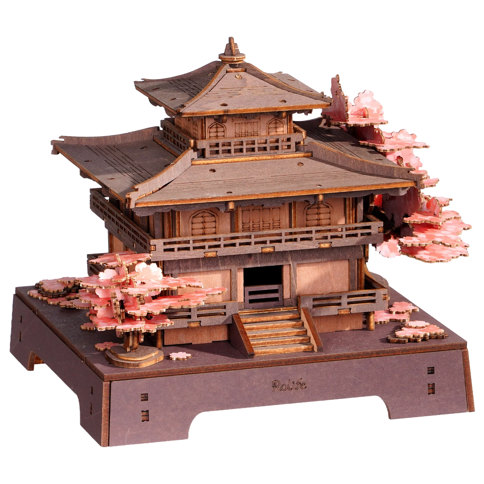 ROKR Sakura Pavilion 3D Wooden Puzzle – Japanese Architecture Model with Cherry Blossom Theme, 235-Piece DIY Craft Kit for Adults & Teens
ROKR Sakura Pavilion 3D Wooden Puzzle – Japanese Architecture Model with Cherry Blossom Theme, 235-Piece DIY Craft Kit for Adults & Teens