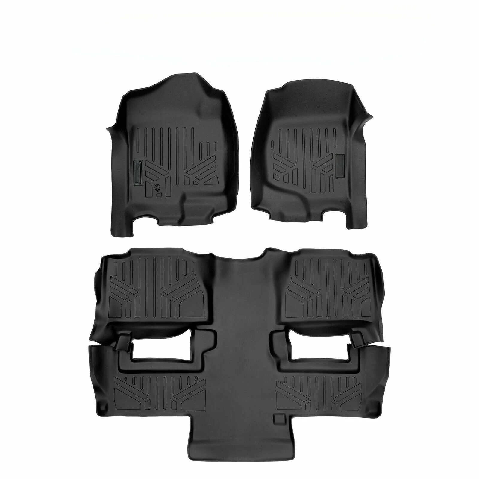 Комплект напольных ковриков на 2 ряда с индивидуальной подгонкой для Chevrolet Tahoe Yukon 2011-2014
Комплект напольных ковриков на 2 ряда с индивидуальной подгонкой для Chevrolet Tahoe Yukon 2011-2014