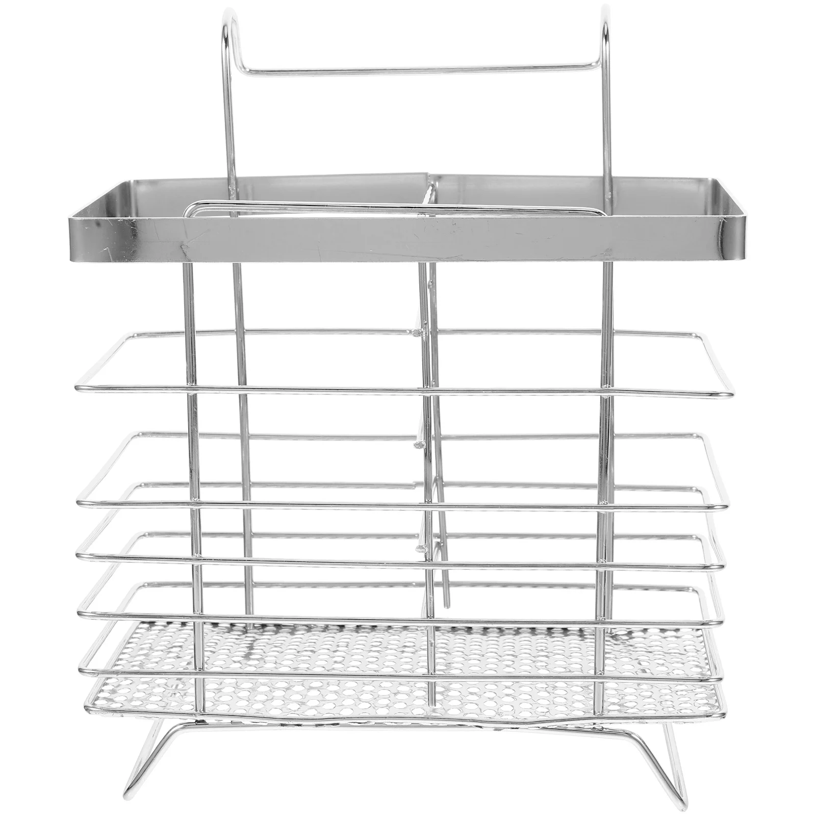 Modern Stainless Steel Chopstick Rack with Draining Design for Kitchen Utensil Holder Hanging Cutlery Organizer Storage Basket
Modern Stainless Steel Chopstick Rack with Draining Design for Kitchen Utensil Holder Hanging Cutlery Organizer Storage Basket
