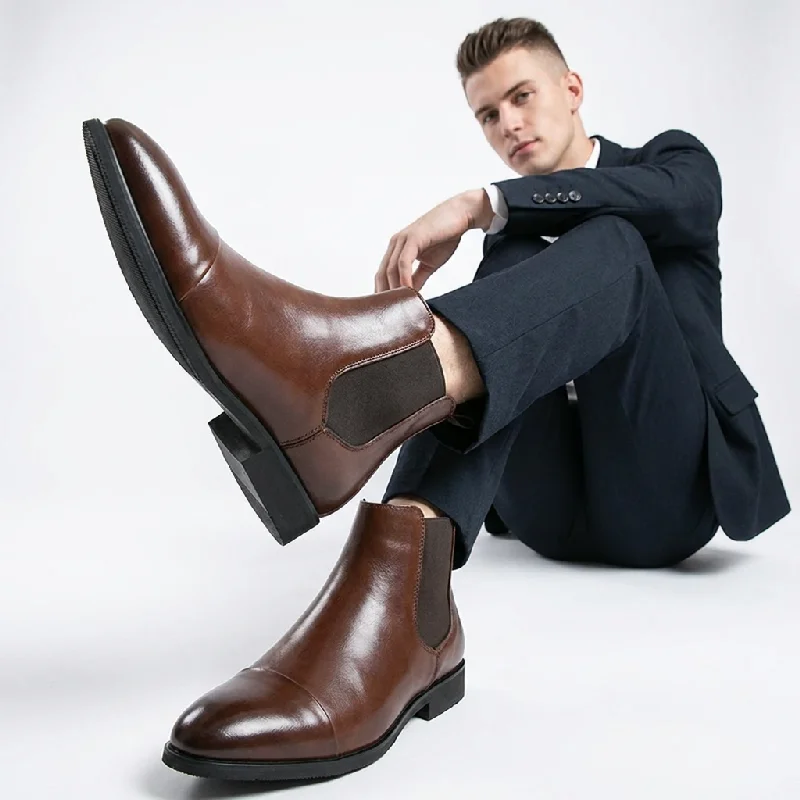 Red-bottom Men Chelsea Boots Black-brown Color Casual Business Office Fashionable Pointed-toe Boots Social Boots Men Size 38-47
Red-bottom Men Chelsea Boots Black-brown Color Casual Business Office Fashionable Pointed-toe Boots Social Boots Men Size 38-47