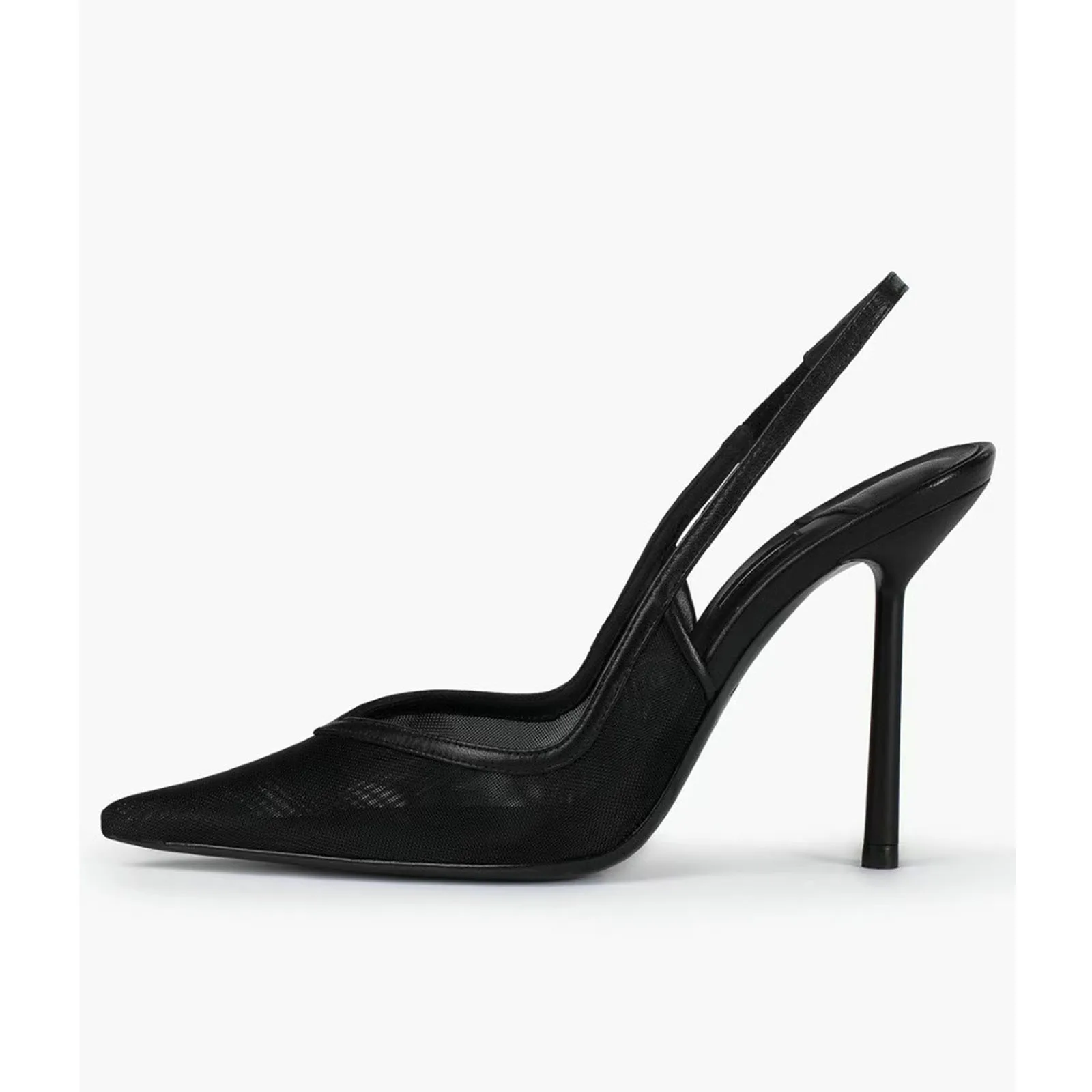 Arden Furtado Summer Black Mesh Banquet Shoes Pointed-toe Super high heel Back Strap sling back shoes Extra-large size Sandals
Arden Furtado Summer Black Mesh Banquet Shoes Pointed-toe Super high heel Back Strap sling back shoes Extra-large size Sandals