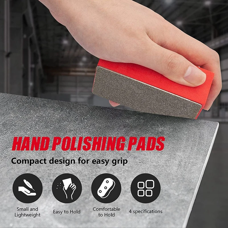 1Pc Ceramic Tile Abrasive Trimmer Stone Glass Wood Polishing Deburring Chipping Edge Grinding Diamond Polishing Pads Hand Tool
1Pc Ceramic Tile Abrasive Trimmer Stone Glass Wood Polishing Deburring Chipping Edge Grinding Diamond Polishing Pads Hand Tool