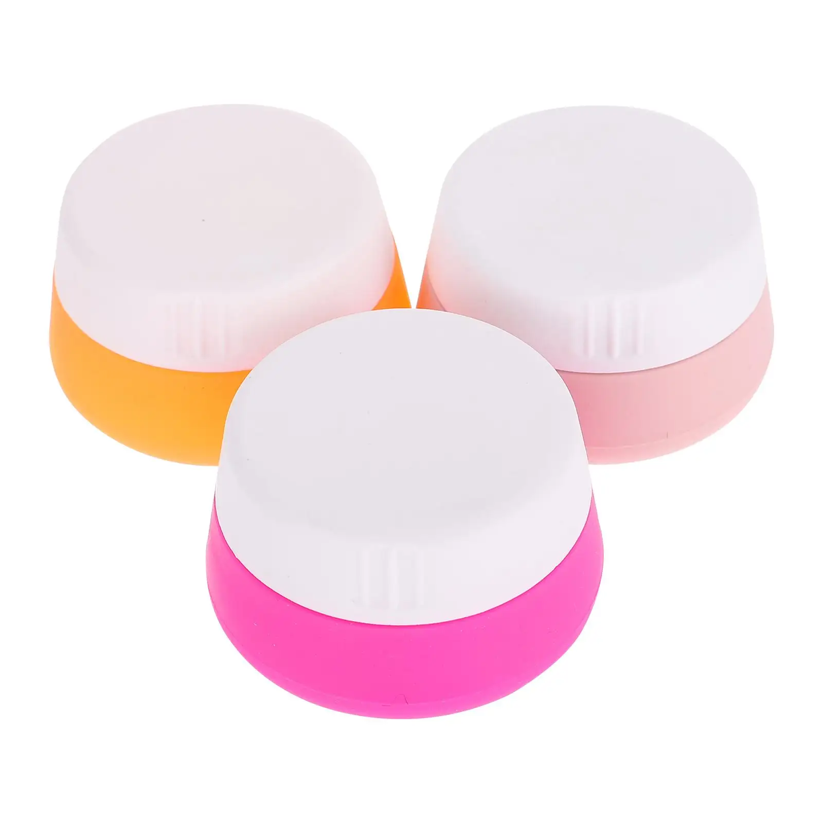 3 Pcs Silicone Travel Jars Toiletry Containers Small Size Storage Bottles For Cream Lotion Essential Oils Cosmetics Household
3 Pcs Silicone Travel Jars Toiletry Containers Small Size Storage Bottles For Cream Lotion Essential Oils Cosmetics Household