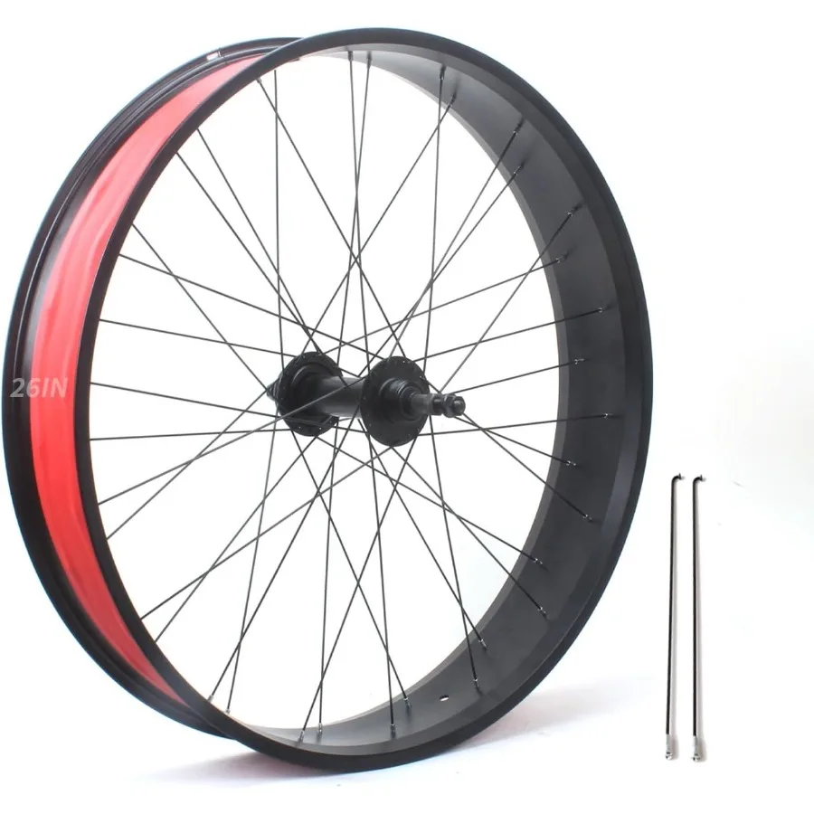 20in/24in/26in X 4.0 Fat Tire Bike Wheelset Disc Brake Snow Bike Front Rear Wheels Solid Shaft 135mm/195mm 36H Hubs Beach Bike
20in/24in/26in X 4.0 Fat Tire Bike Wheelset Disc Brake Snow Bike Front Rear Wheels Solid Shaft 135mm/195mm 36H Hubs Beach Bike