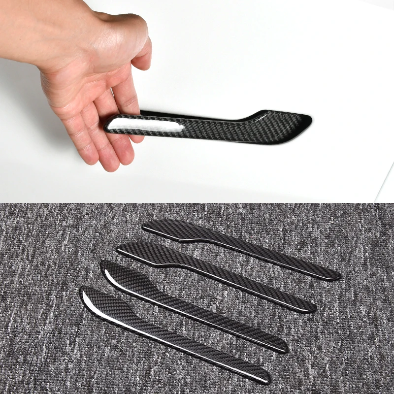 For Tesla Model3 Model Y Real Carbon Fiber Styling Premium Durable Accessories 2017-2022 Car Door Handle Cover Protector Sticker
For Tesla Model3 Model Y Real Carbon Fiber Styling Premium Durable Accessories 2017-2022 Car Door Handle Cover Protector Sticker