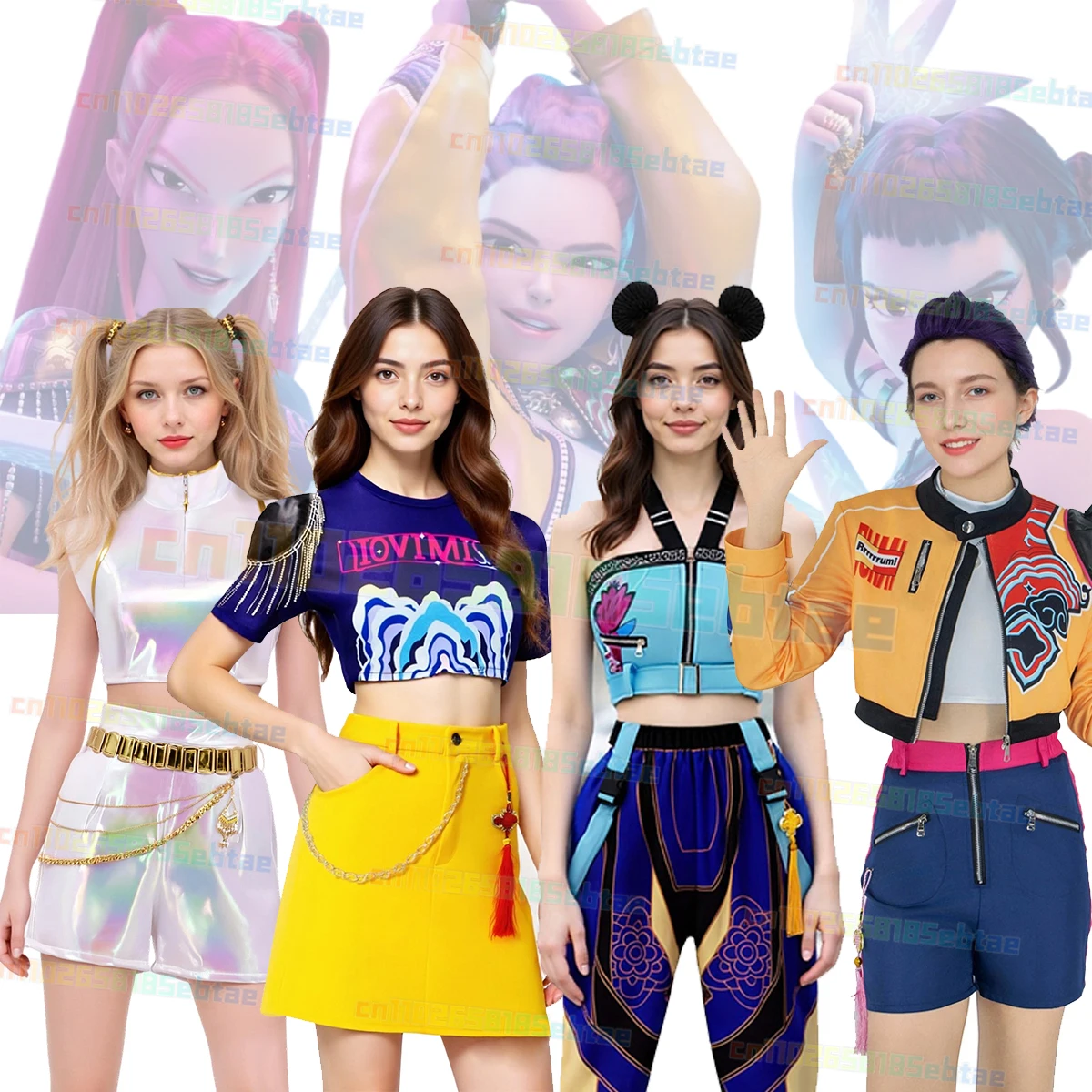 2025 KPOP Demon Hunters Costume for Women Rumi Mira Zoey Cosplay Halloween Cosplay Costumes Performance Suit
2025 KPOP Demon Hunters Costume for Women Rumi Mira Zoey Cosplay Halloween Cosplay Costumes Performance Suit
