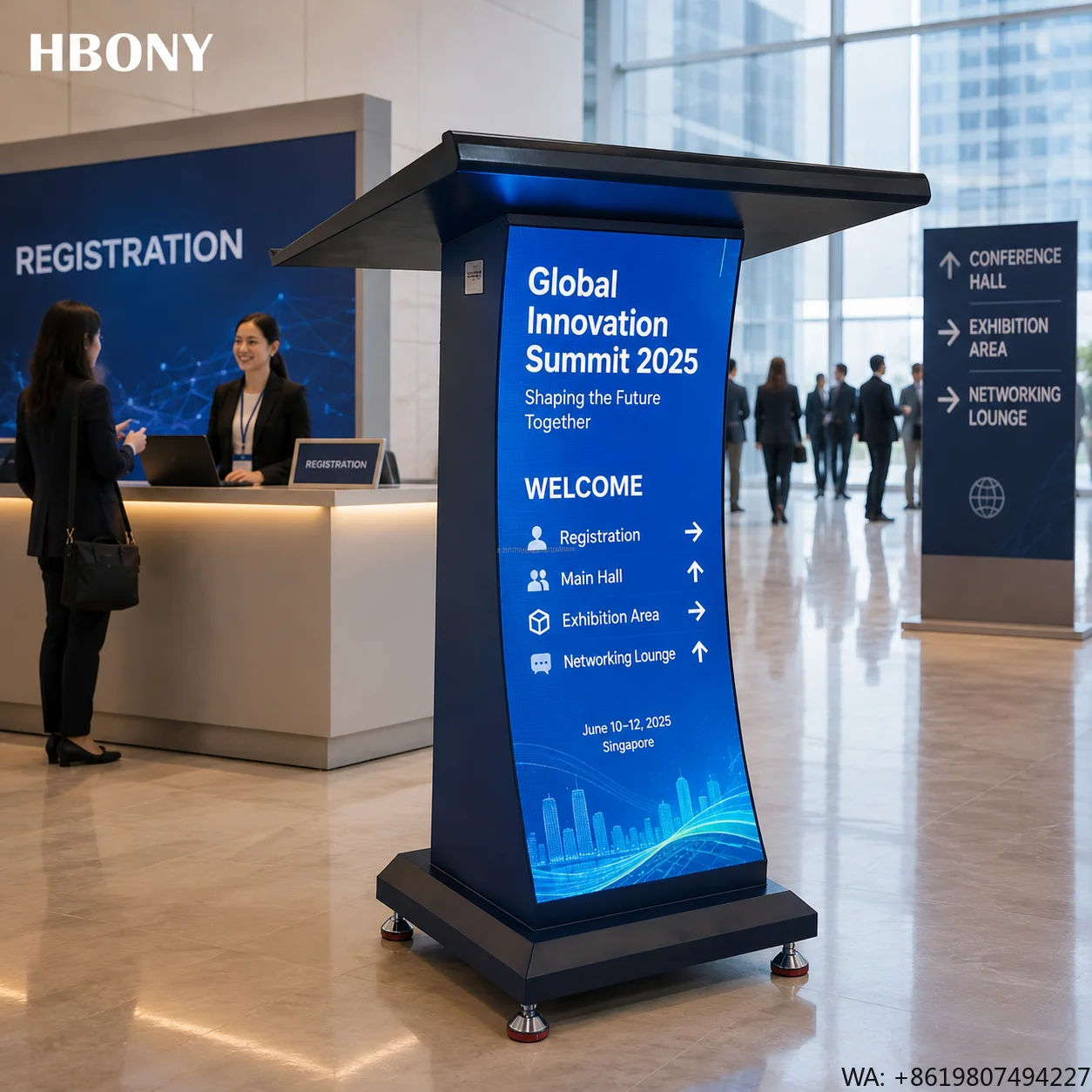 Smart Digital LED Podium P1.5 P1.875 High Definition Lectern with App Control Seamless GOB Protection for Conference Speech HD
Smart Digital LED Podium P1.5 P1.875 High Definition Lectern with App Control Seamless GOB Protection for Conference Speech HD
