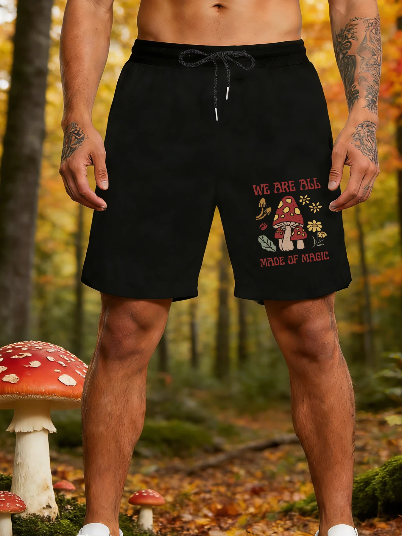 Magic Cartoon Flower Mushroom Designmen'S Shorts Elasticity Pocket Pant Summer Gym Sportswear Drawstring Hip Hop Swimming Trunks
Magic Cartoon Flower Mushroom Designmen'S Shorts Elasticity Pocket Pant Summer Gym Sportswear Drawstring Hip Hop Swimming Trunks