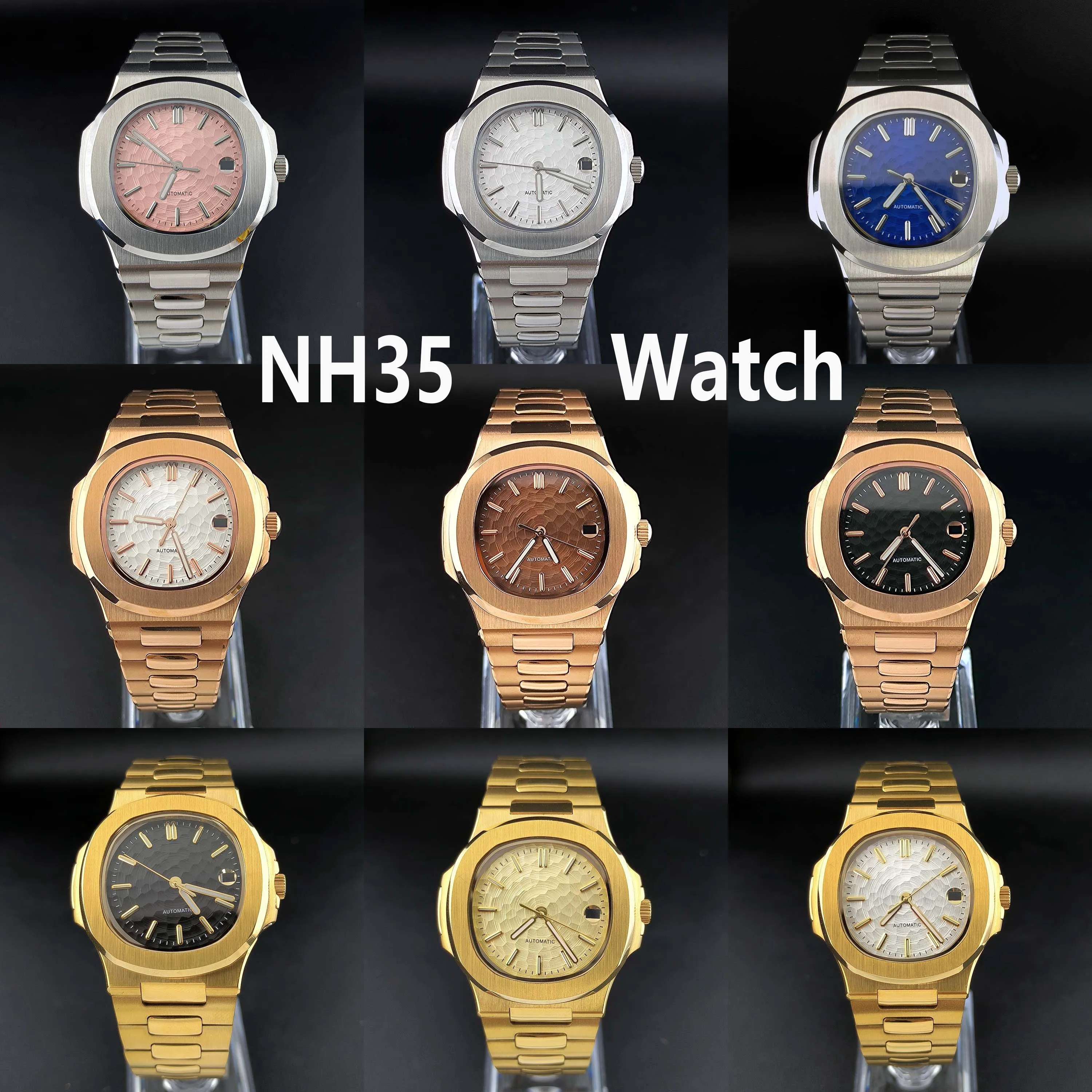 NH35 Watch Man's Watch Customize logo Dial square Case Watch Stainless Steel Mechanical Watch Fit NH35 Sports Watch
NH35 Watch Man's Watch Customize logo Dial square Case Watch Stainless Steel Mechanical Watch Fit NH35 Sports Watch