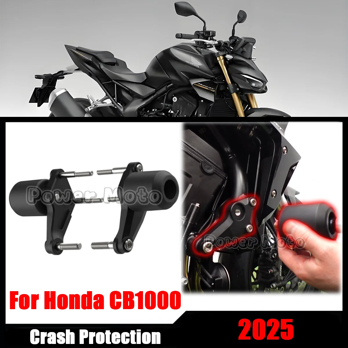 suitable for Honda CB1000 2025 Motorcycle CNC Frame Sliders Protector Guard Fairing Crash Pad Falling Protection Frame Slider
suitable for Honda CB1000 2025 Motorcycle CNC Frame Sliders Protector Guard Fairing Crash Pad Falling Protection Frame Slider