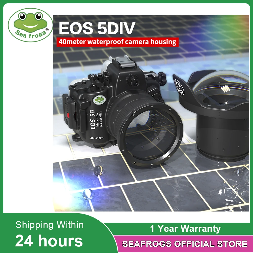 Seafrogs IPX8 Professional Waterproof 40meter Diving Camera Housing For Canon 5DIII/IV
Seafrogs IPX8 Professional Waterproof 40meter Diving Camera Housing For Canon 5DIII/IV