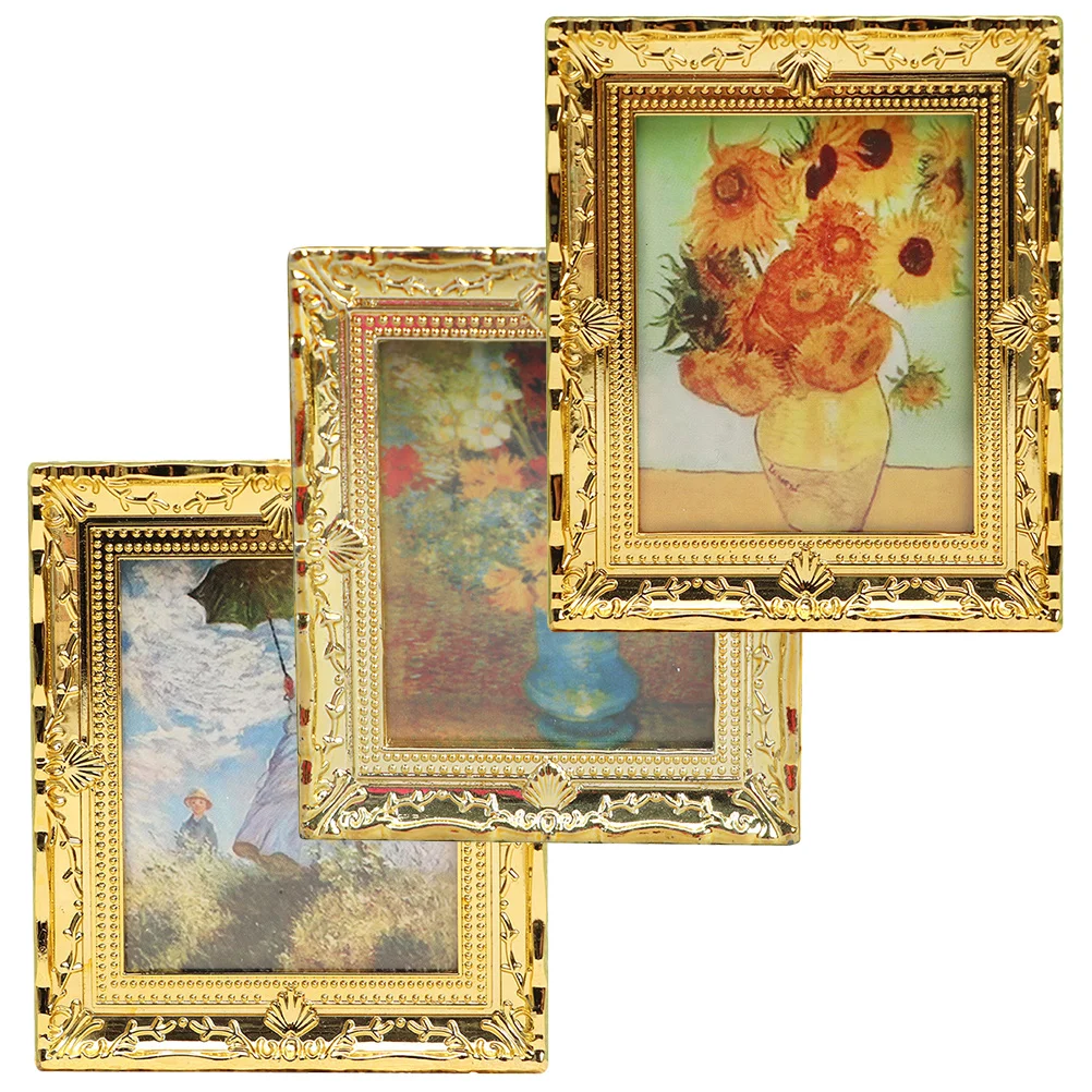 3 Pcs House Oil Painting Miniature Model Decoration Accessories Tiny Craft Adornment Lifelike Resin Decorative Prop
3 Pcs House Oil Painting Miniature Model Decoration Accessories Tiny Craft Adornment Lifelike Resin Decorative Prop