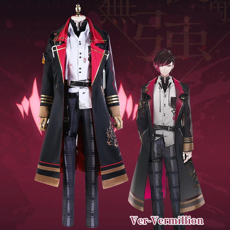 COS-HoHo Anime Vtuber Nijisanji XSOLEIL Ver Vermillion Game Suit Handsome Uniform Cosplay Costume Halloween Party Outfit
COS-HoHo Anime Vtuber Nijisanji XSOLEIL Ver Vermillion Game Suit Handsome Uniform Cosplay Costume Halloween Party Outfit