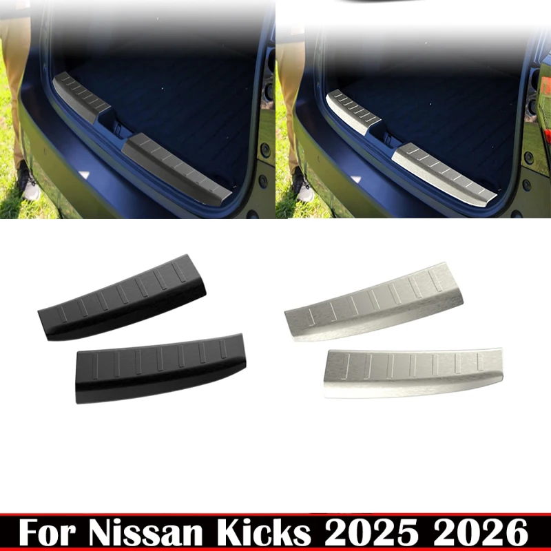 For Nissan Kicks 2025 2026 stainless steel Built-in Rear Bumper Protector tailgate door Sill Trunk Tread Plate Trim Accessories
For Nissan Kicks 2025 2026 stainless steel Built-in Rear Bumper Protector tailgate door Sill Trunk Tread Plate Trim Accessories