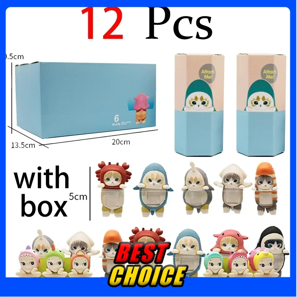 Sonny Angel Mofusand Blind Box Mini Figure Shark Cat Action Figure Toys for Fans and Children Christmas Gift New
Sonny Angel Mofusand Blind Box Mini Figure Shark Cat Action Figure Toys for Fans and Children Christmas Gift New