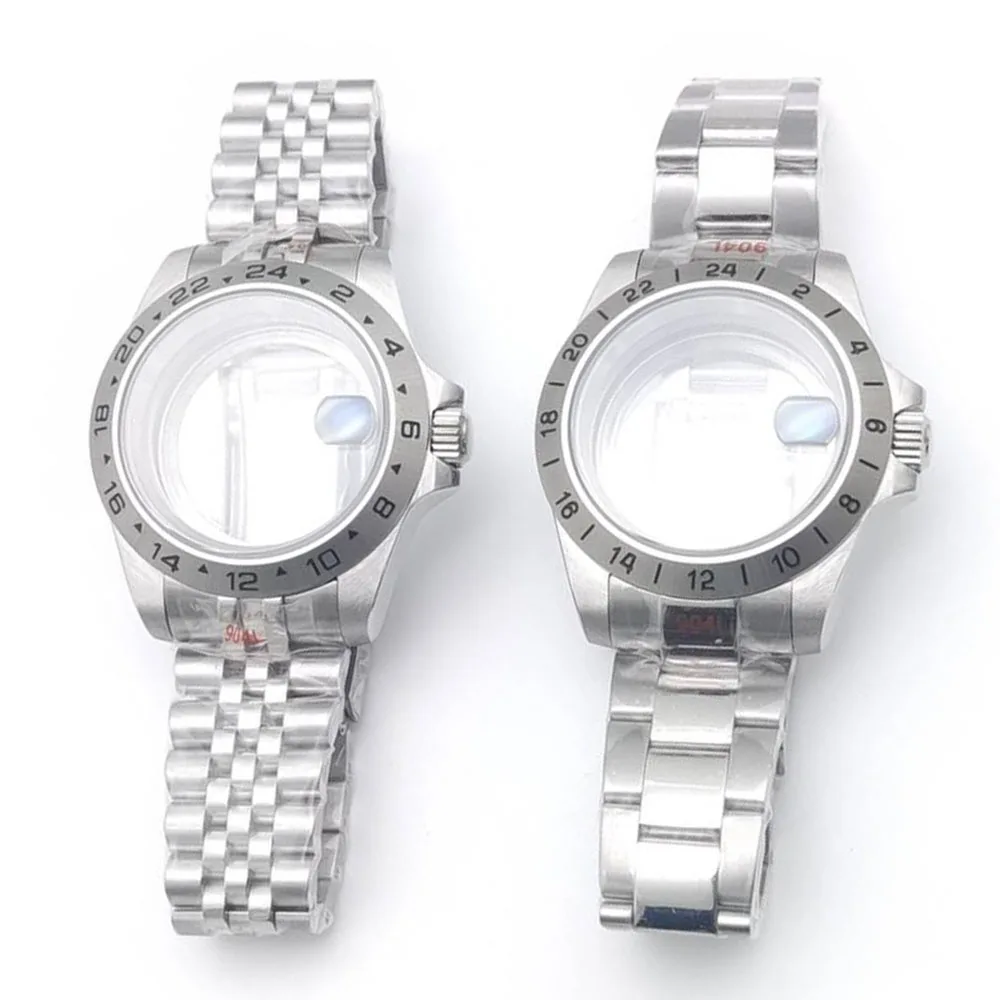 For Explorer GMT NH34 NH35 NH36 NH38 Movement 39.5mm Clear Bottom Watch Case Sapphire Glass 28.5mm Dial Oyster Bracelet
For Explorer GMT NH34 NH35 NH36 NH38 Movement 39.5mm Clear Bottom Watch Case Sapphire Glass 28.5mm Dial Oyster Bracelet