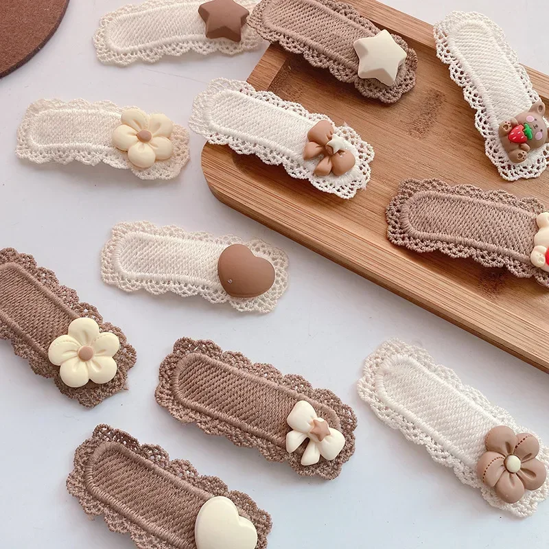 2pcs/lot Children Hair Clips Lace Bear Bows Girls Headbands Women Hairpins Baby Hair Accessories Korea New Fashion Kids Headwear
2pcs/lot Children Hair Clips Lace Bear Bows Girls Headbands Women Hairpins Baby Hair Accessories Korea New Fashion Kids Headwear