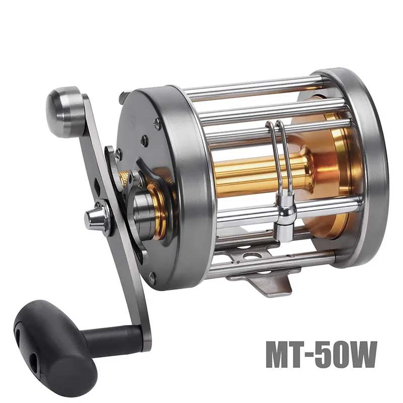 MT-50W Stainless Steel Drum Trolling Reel Large Capacity High Drag Power Deep Sea Boat Fishing Reel with Alarm System
MT-50W Stainless Steel Drum Trolling Reel Large Capacity High Drag Power Deep Sea Boat Fishing Reel with Alarm System