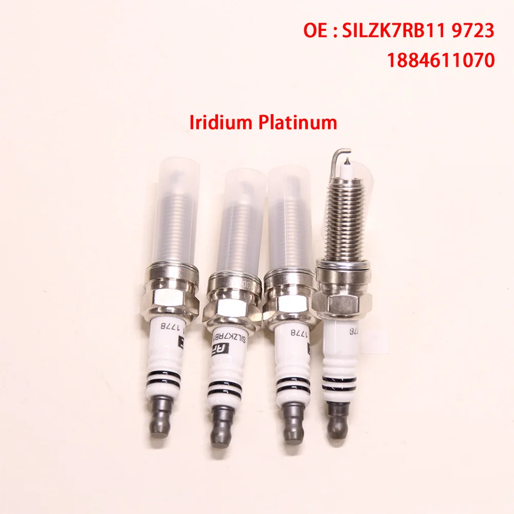 Spark Plug Iridium Platinum SILZKR7B11 9723 For HYUNDAI ELANTRA I30 I40 IX35 SONATA TUCSON IX25 KIA CERATO 1884611070
Spark Plug Iridium Platinum SILZKR7B11 9723 For HYUNDAI ELANTRA I30 I40 IX35 SONATA TUCSON IX25 KIA CERATO 1884611070