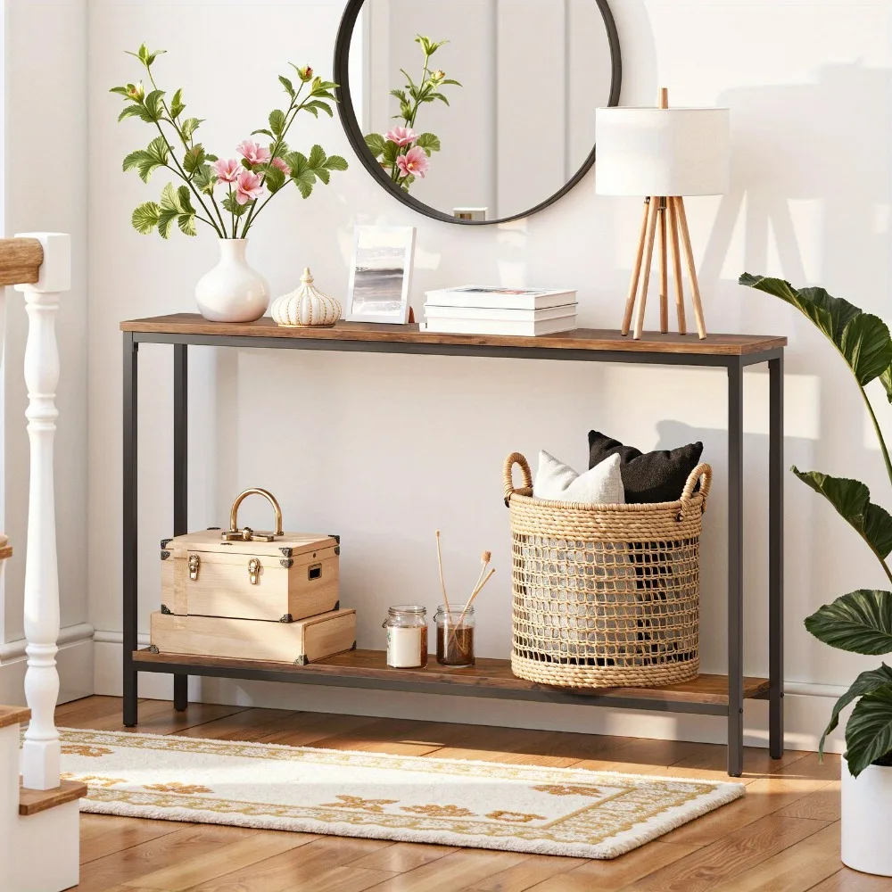 Console Table, 2-Tier Entrance Table, Behind Sofa Table, Sturdy and Stable, for Living Room, Entryway, Foyer, Corridor
Console Table, 2-Tier Entrance Table, Behind Sofa Table, Sturdy and Stable, for Living Room, Entryway, Foyer, Corridor