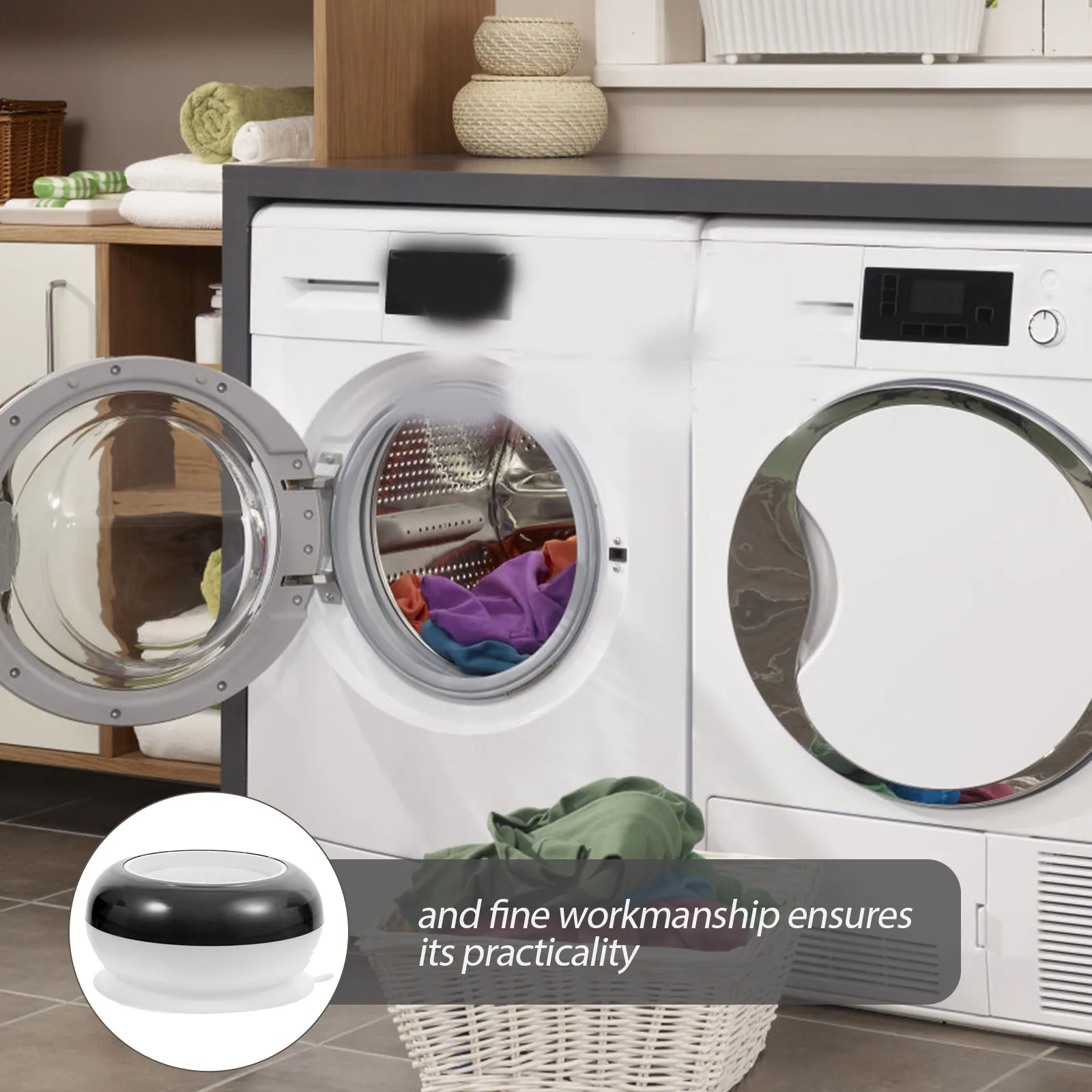 4pcs Vibration Washing Machine Anti Vibration Mat Pads White Color Water Proof Stabilizer Furniture Washer Dryer Mat Feet
4pcs Vibration Washing Machine Anti Vibration Mat Pads White Color Water Proof Stabilizer Furniture Washer Dryer Mat Feet