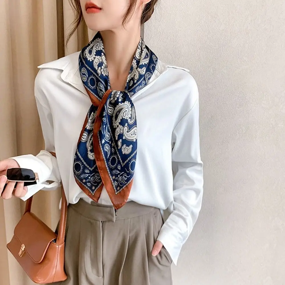 French Small Square Scarf Collocation Clothing Accessories Female Shawl Printed Scarf Silk Scarf Korean Style Scarves
French Small Square Scarf Collocation Clothing Accessories Female Shawl Printed Scarf Silk Scarf Korean Style Scarves