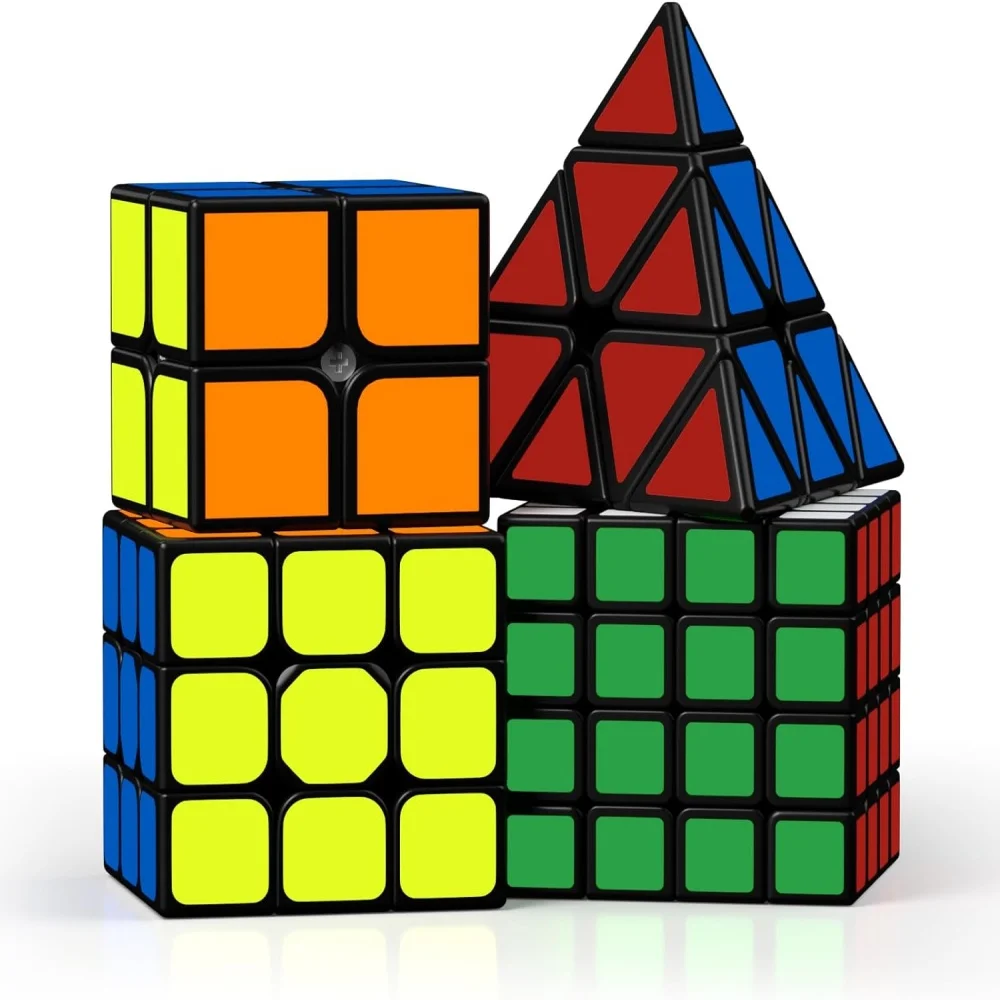 Qiyi Speed Cube Set 2X2 3X3 4X4 Pyramid Speed Magic Cube Professional Magic Cube Puzzles Educational Toys For Children
Qiyi Speed Cube Set 2X2 3X3 4X4 Pyramid Speed Magic Cube Professional Magic Cube Puzzles Educational Toys For Children