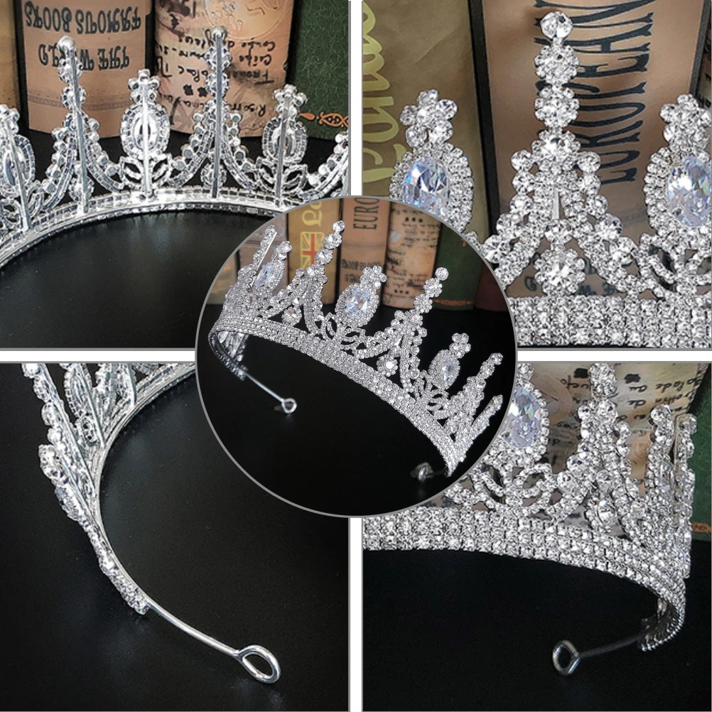 Bridal Crown Zirconia Tiara Lightweight Durable Baroque Hair Hoop Hair Accessories Wedding Headdress Baroque Hoop
Bridal Crown Zirconia Tiara Lightweight Durable Baroque Hair Hoop Hair Accessories Wedding Headdress Baroque Hoop