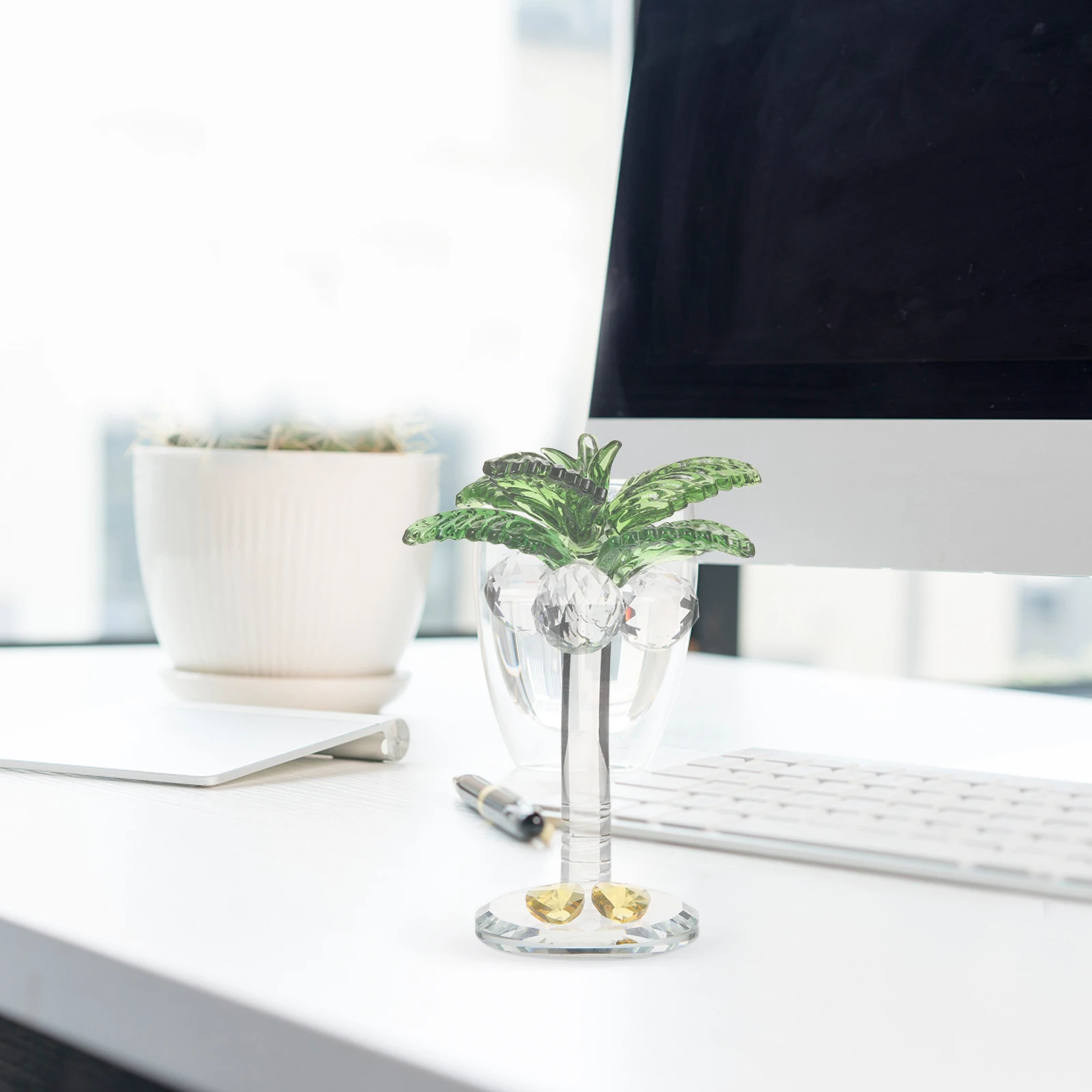 Crystal Coconuts Tree Decor Stable Flat Bottom Surface Elegant Interior Table Centerpiece Crystal Coconuts Tree
Crystal Coconuts Tree Decor Stable Flat Bottom Surface Elegant Interior Table Centerpiece Crystal Coconuts Tree