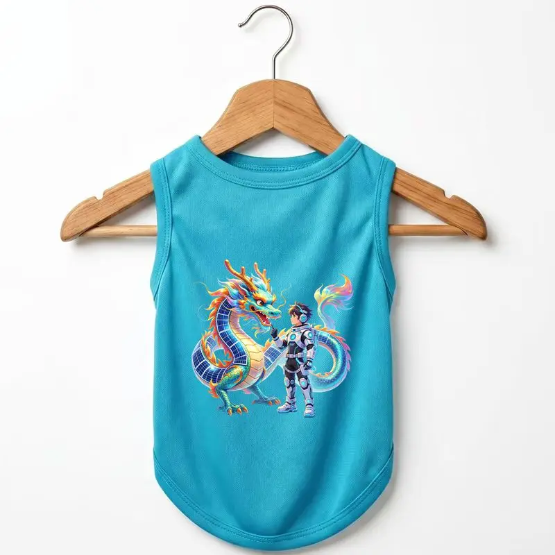 Dog Summer Vest, Anime Boy Dragon Design, Breathable Dog Clothes, Pet Cool Summer Wear
Dog Summer Vest, Anime Boy Dragon Design, Breathable Dog Clothes, Pet Cool Summer Wear