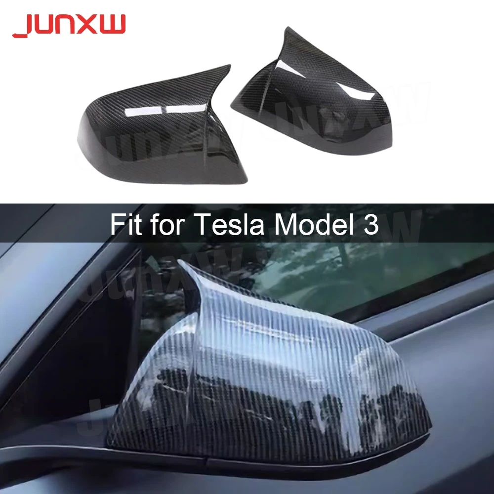 Real Carbon Fiber Mirror Cover Decoration Parts for Tesla Model 3 2017+ Side View Mirror Cover Bodykit Car Styling
Real Carbon Fiber Mirror Cover Decoration Parts for Tesla Model 3 2017+ Side View Mirror Cover Bodykit Car Styling