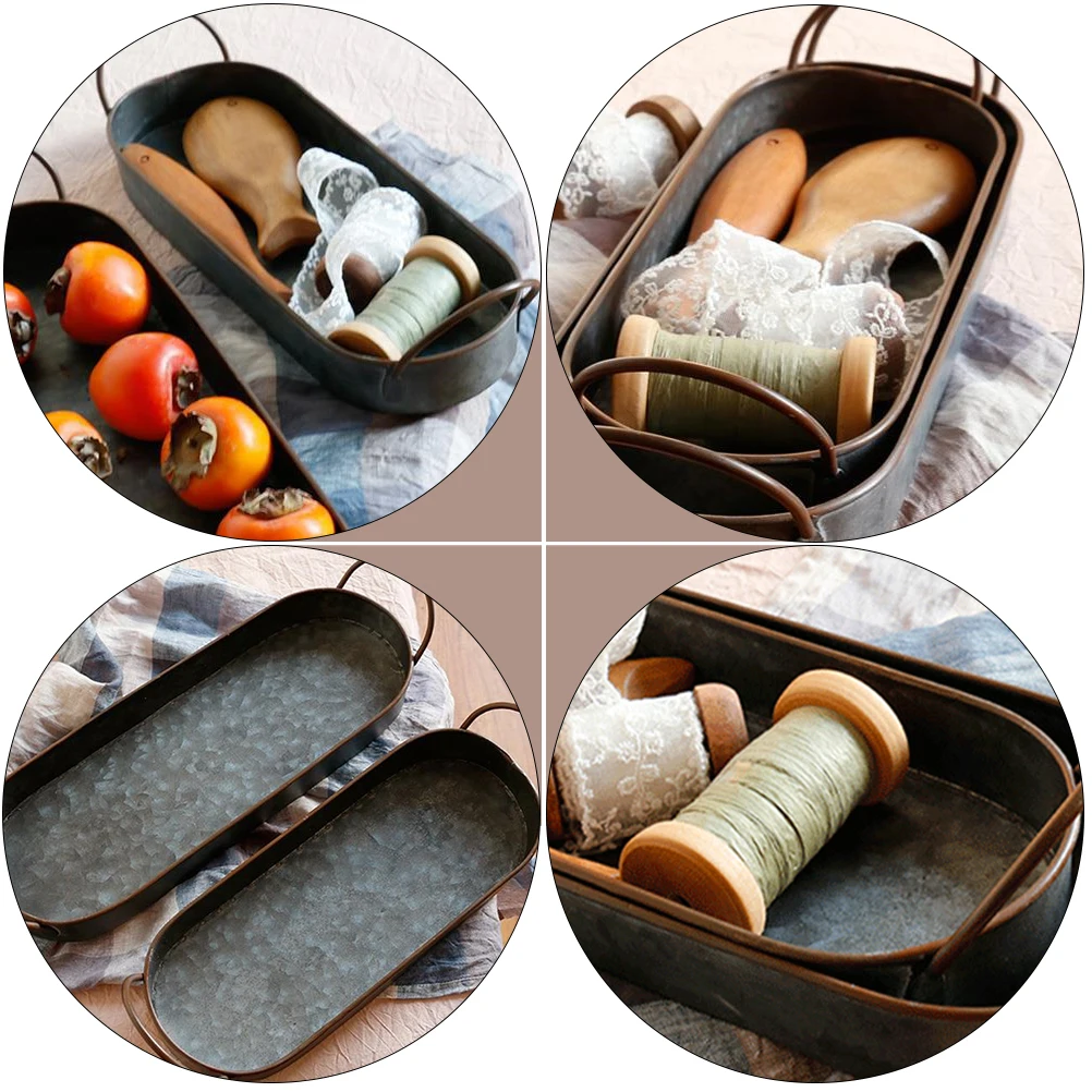 Rustic Iron Bread Tray Small Size Vintage Style Pastry Salver Metal Sundries Pallet Kitchen Decor Serving Display 
Rustic Iron Bread Tray Small Size Vintage Style Pastry Salver Metal Sundries Pallet Kitchen Decor Serving Display