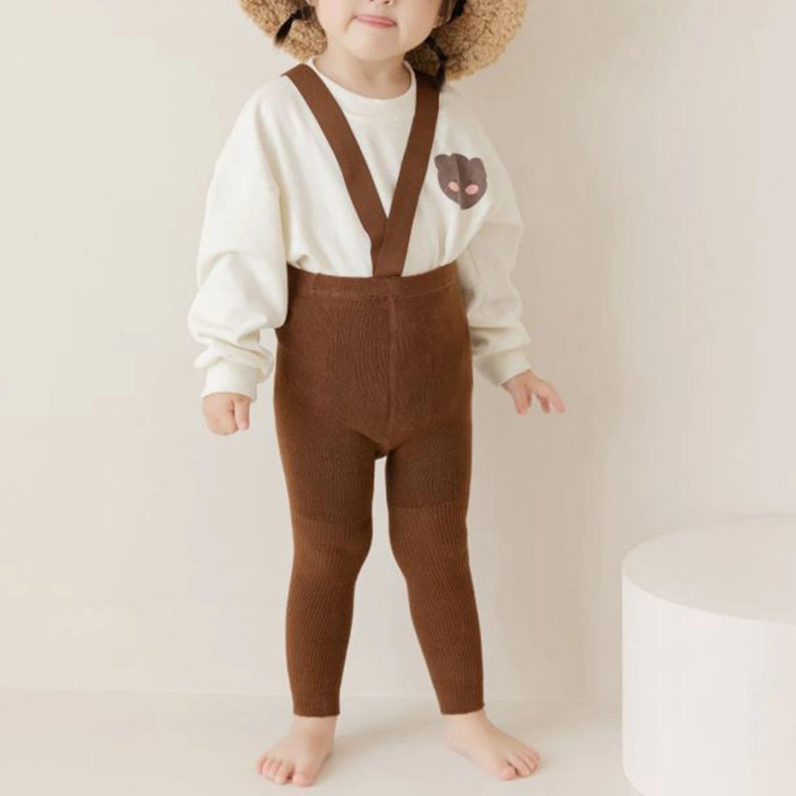 Infant Baby Girl Tights Cute Footless Pantyhose with Suspenders Stretch Overalls Stockings Leggings
Infant Baby Girl Tights Cute Footless Pantyhose with Suspenders Stretch Overalls Stockings Leggings