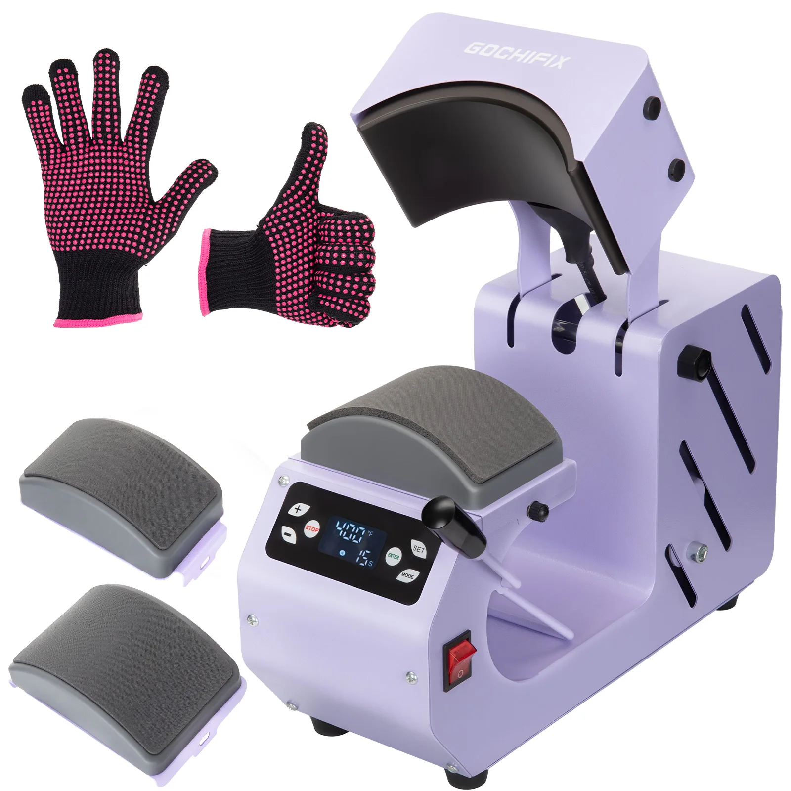 2-in-1 Auto Hat Heat Press Machine with Automatic Operation & Timer Control & 4 Memory Modes for Home Crafters and Enthusiasts
2-in-1 Auto Hat Heat Press Machine with Automatic Operation & Timer Control & 4 Memory Modes for Home Crafters and Enthusiasts