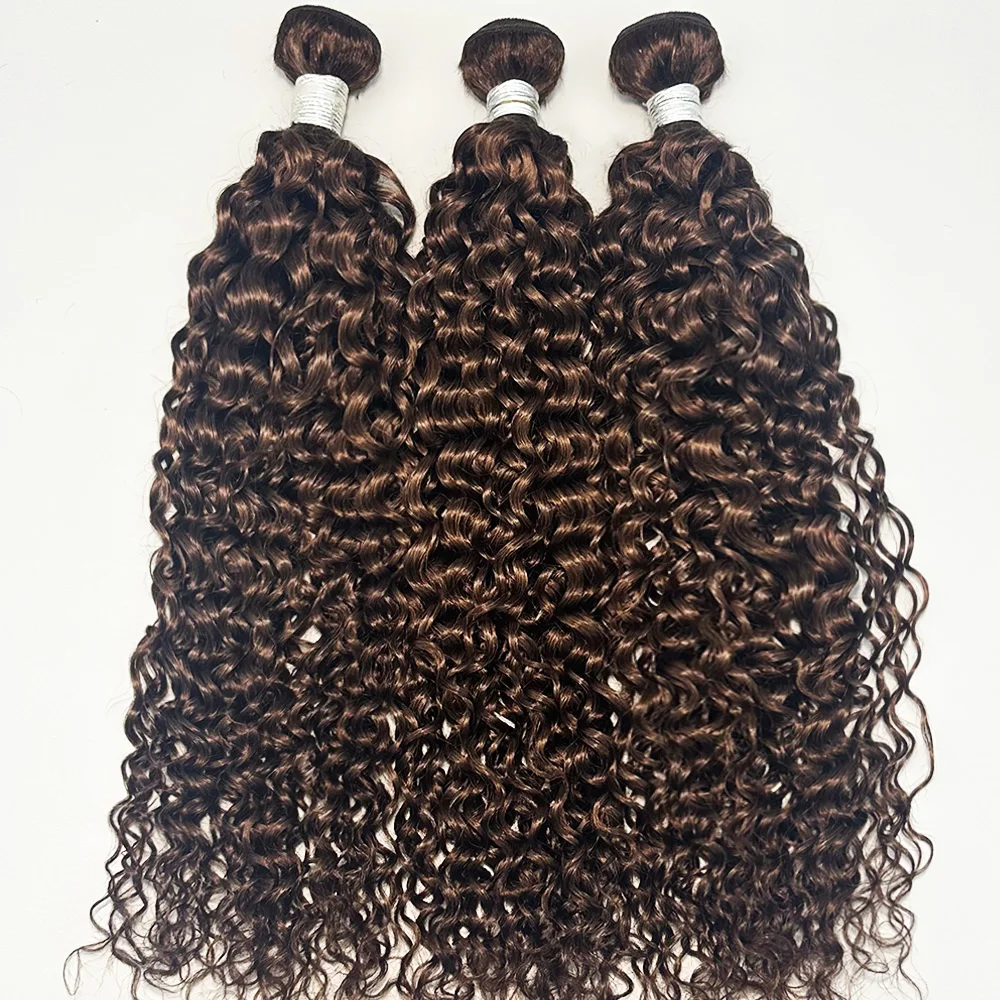 16A 100% Human Hair Dark Brown Water Wave Human Hair Bundles Double Weft Brazilian Hair Weave Virgin Remy Hair Extension 1/3Pcs
16A 100% Human Hair Dark Brown Water Wave Human Hair Bundles Double Weft Brazilian Hair Weave Virgin Remy Hair Extension 1/3Pcs