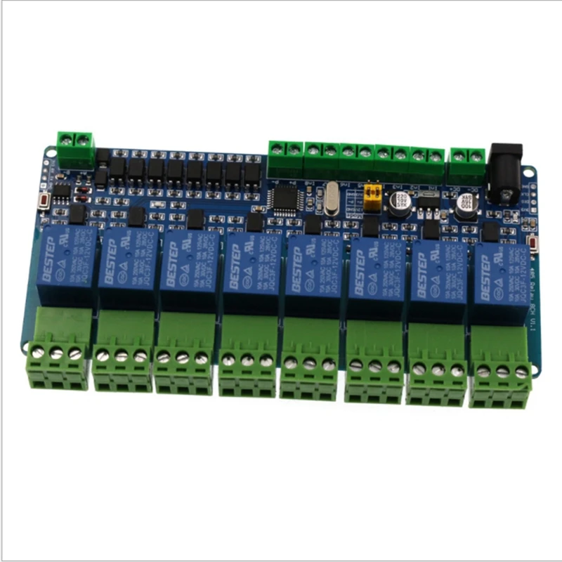 8 Channel Relay Module With Optocoupler. 12V Relay Output 8 Way Relay Module Modbus-Rtu485
8 Channel Relay Module With Optocoupler. 12V Relay Output 8 Way Relay Module Modbus-Rtu485